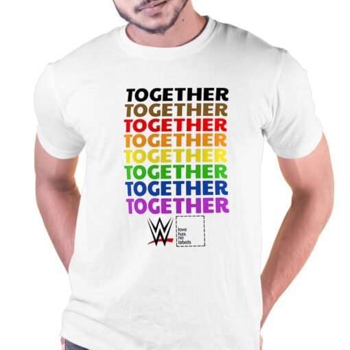 Official Wwe Together Pride T-shirt