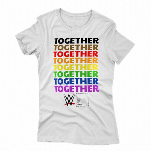 Official Wwe Together Pride T-shirt