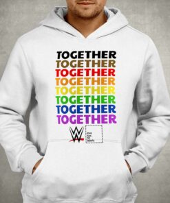 Official Wwe Together Pride T shirt 3
