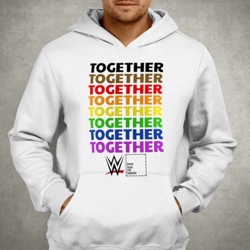 Official Wwe Together Pride T-shirt