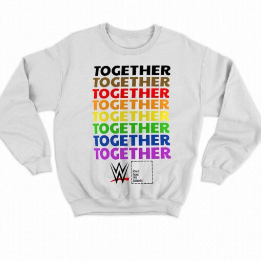 Official Wwe Together Pride T-shirt