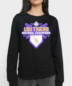 Official Youth Blue 84 Black Lsu Tigers 2023 Ncaa Mens Baseball College World Series Champions Schedule T shirt 4