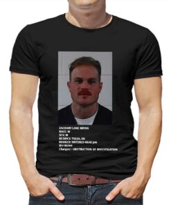 Official Zachary Lane Bryan Mugshot T-shirt Official Zachary Lane Bryan Mugshot T-shirt