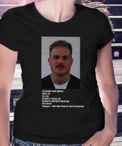 Official Zachary Lane Bryan Mugshot T-shirt