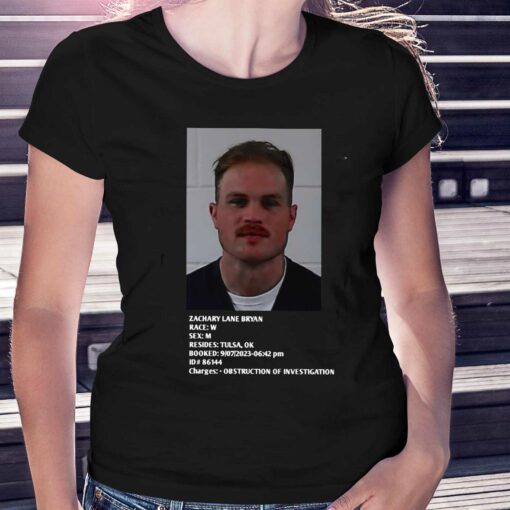 Official Zachary Lane Bryan Mugshot T-shirt