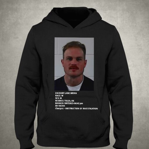 Official Zachary Lane Bryan Mugshot T-shirt