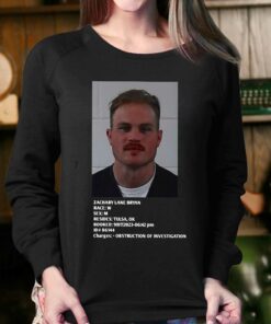Official Zachary Lane Bryan Mugshot T shirt 4