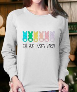 Oh For Peeps Sake Cute Easter Bunny Shirt 4