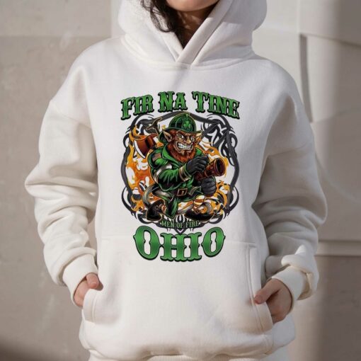 Ohio St Patricks Day Irish Fir Na Tine Firefighter Shirt