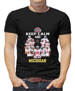 Ohio State Keep Calm And Beat Michigan Shirt Ohio State Keep Calm And Beat Michigan Shirt