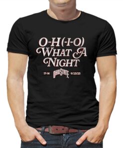 Ohio State O-h-i-o What A Night T-shirt Ohio State O-h-i-o What A Night T-shirt
