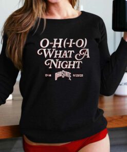 Ohio State O-h-i-o What A Night T-shirt