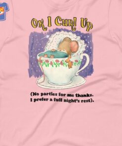 Ok I Curl Up No Parties For Me Thanks T-shirt Ok I Curl Up No Parties For Me Thanks T-shirt