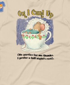 Ok I Curl Up No Parties For Me Thanks T-shirt Ok I Curl Up No Parties For Me Thanks T-shirt