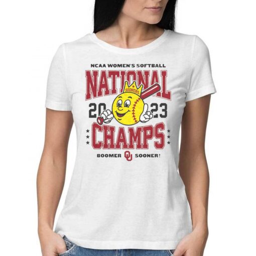 Oklahoma 2023 Softball Wcws Champions T-shirt