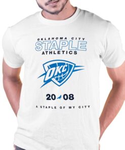 Oklahoma City Thunder Nba X Staple Home Team T-shirt Oklahoma City Thunder Nba X Staple Home Team T-shirt