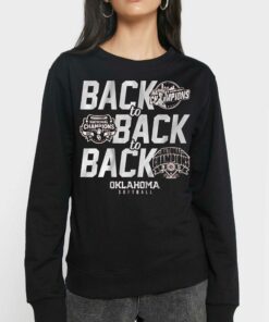 Oklahoma Softball Back to back to back Shirt 4
