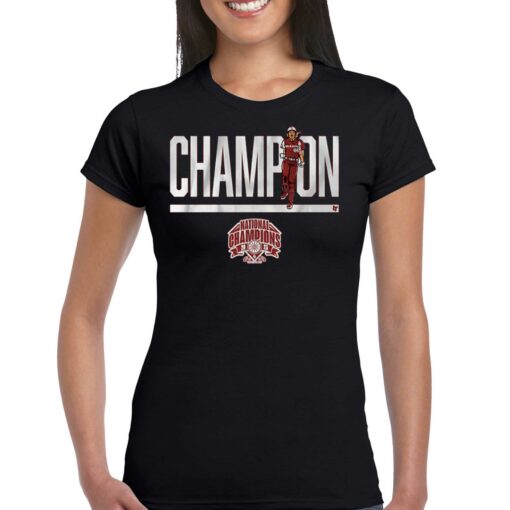 Oklahoma Softball Jayda Coleman Champion Shirt