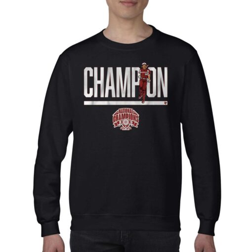 Oklahoma Softball Jayda Coleman Champion Shirt