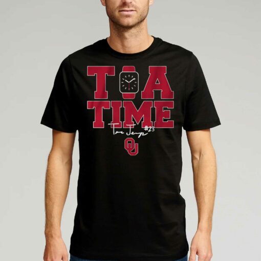 Oklahoma Softball Tiare Jennings Tia Time Logo T-shirt