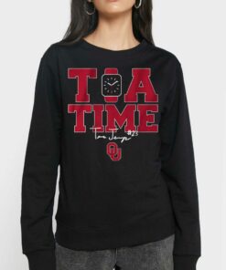 Oklahoma Softball Tiare Jennings Tia Time Logo T-shirt 3 Oklahoma Softball Tiare Jennings Tia Time Logo T shirt 4