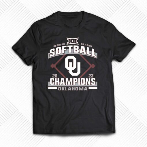 Oklahoma Sooners 2023 Big 12 Softball Regular Season Champions T-shirt