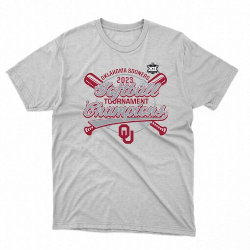 Oklahoma Sooners 2023 Ncaa Big 12 Softball Conference Tournament Champions T-shirt