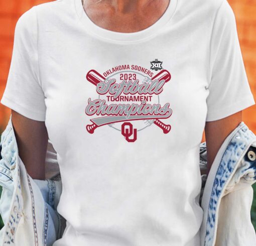 Oklahoma Sooners 2023 Ncaa Big 12 Softball Conference Tournament Champions T-shirt