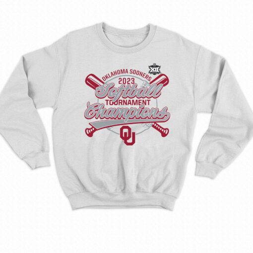 Oklahoma Sooners 2023 Ncaa Big 12 Softball Conference Tournament Champions T-shirt