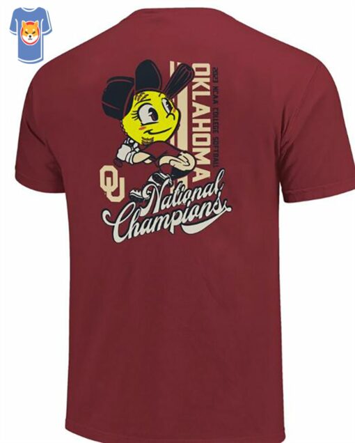 Oklahoma Sooners 2023 Ncaa Softball Women’s College World Series Champions Home Run T-shirt