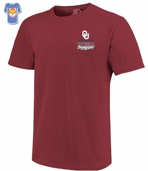 Oklahoma Sooners 2023 Ncaa Softball Women’s College World Series Champions Overlay T-shirt