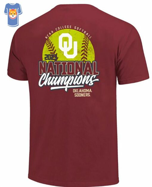 Oklahoma Sooners 2023 Ncaa Softball Women’s College World Series Champions Overlay T-shirt