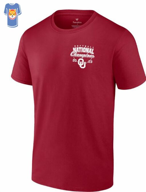 Oklahoma Sooners 2023 Ncaa Softball Women’s College World Series Champions Schedule T-shirt