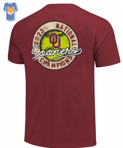 Oklahoma Sooners 2023 Ncaa Softball Women’s College World Series Champions Stamps T-shirt