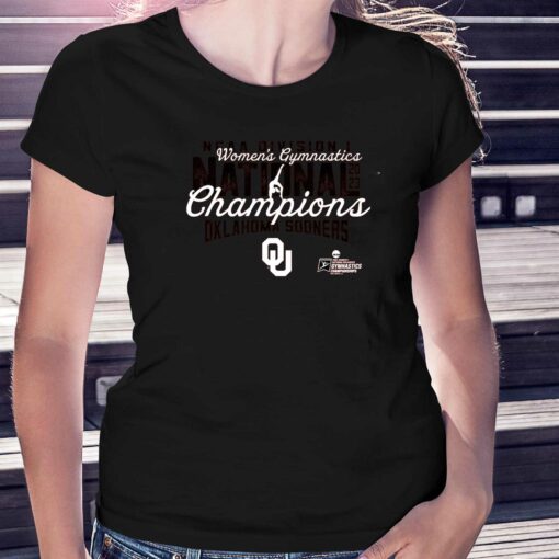 Oklahoma Sooners 2023 Ncaa Women’s Gymnastics National Champions T-shirt