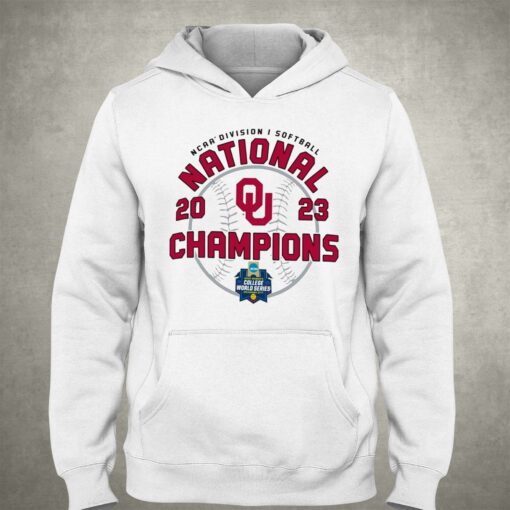 Oklahoma Sooners Champion 2023 Ncaa Softball Women’s College World Series Locker Room T-shirt