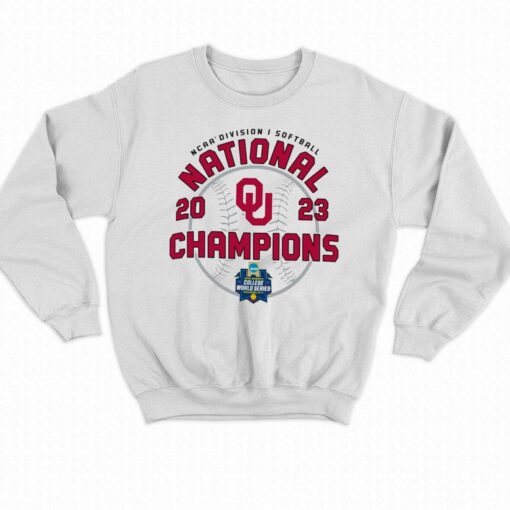 Oklahoma Sooners Champion 2023 Ncaa Softball Women’s College World Series Locker Room T-shirt