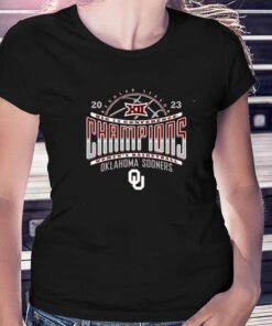 Oklahoma Sooners Crimson 2023 Big 12 Womens Basketball Champions Shirt