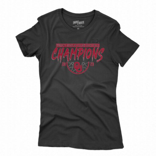 Oklahoma Sooners Fanatics Branded 2023 Big 12 Women’s Basketball Regular Season Champions T-shirt