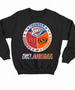 Oklahoma Sports Teams Shirt Thunder Cowboys And Sooners 3 Oklahoma Sports Teams Shirt Thunder Cowboys And Sooners 4