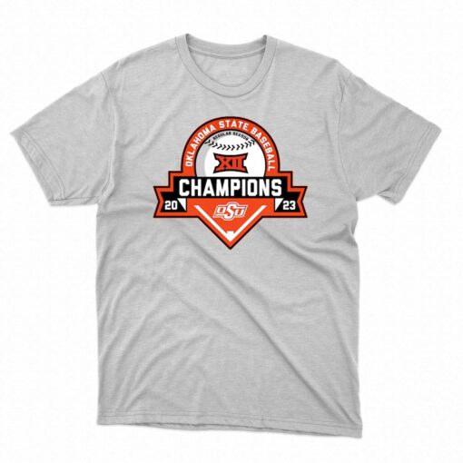 Oklahoma State Cowboys 2023 Big 12 Baseball Regular Season Champions T-shirt