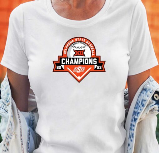 Oklahoma State Cowboys 2023 Big 12 Baseball Regular Season Champions T-shirt