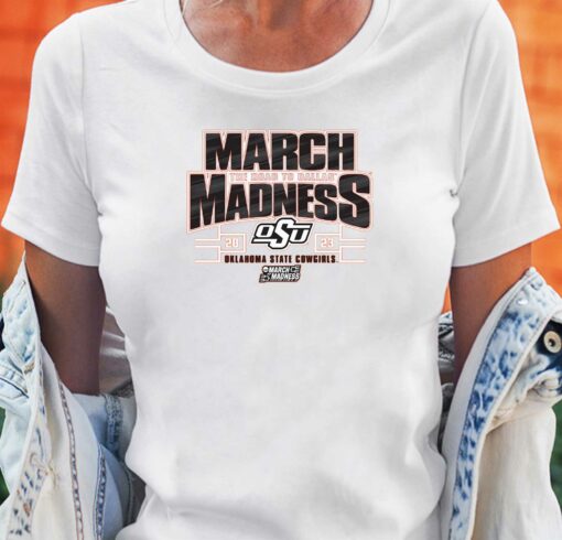 Oklahoma State Cowgirls Blue 84 2023 Ncaa Women’s Basketball Tournament March Madness T-shirt