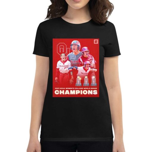 Oklahoma Womens Softball 2023 Ncaa College World Series Champions Shirt