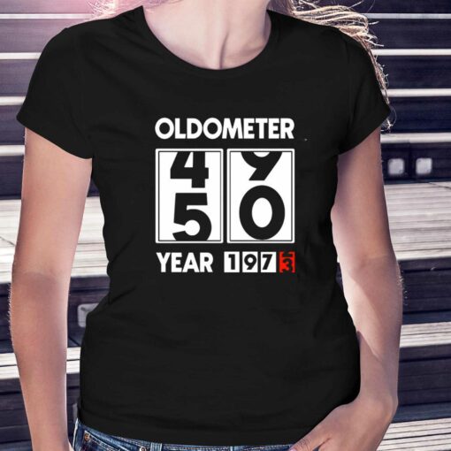 Oldometer 50 Year 1973 T-shirt