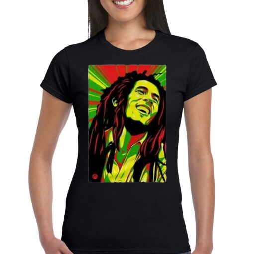 One Love Bob Marley The Legend Reggae Music Rastafarian T-shirt