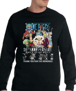 One Piece 26th Anniversary 1997 – 2023 Thank You For The Memories T-shirt 3 One Piece 26th Anniversary 1997 2023 Thank You For The Memories T shirt 4
