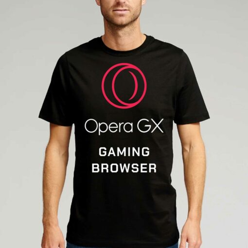 Opera Gx Gaming Browser T-shirt