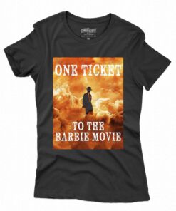 Oppenheimer Barbie Crossover One Ticket To The Barbie Movie Shirt