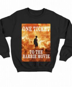Oppenheimer Barbie Crossover One Ticket To The Barbie Movie Shirt 3 Oppenheimer Barbie Crossover One Ticket To The Barbie Movie Shirt 4